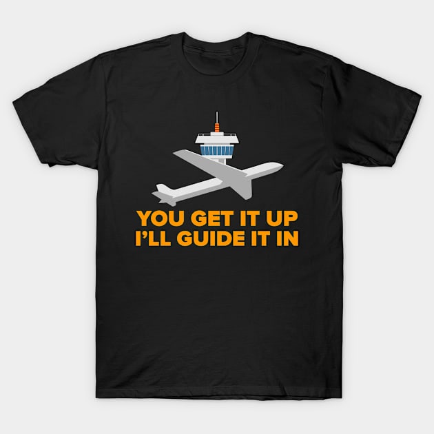 Air Traffic Controller Airplane ATC Control T-Shirt by ChrisselDesigns